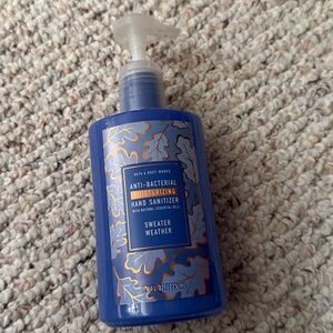 Bath & Body Works sweater weather Moisturizing hand sanitizer discontinued empty